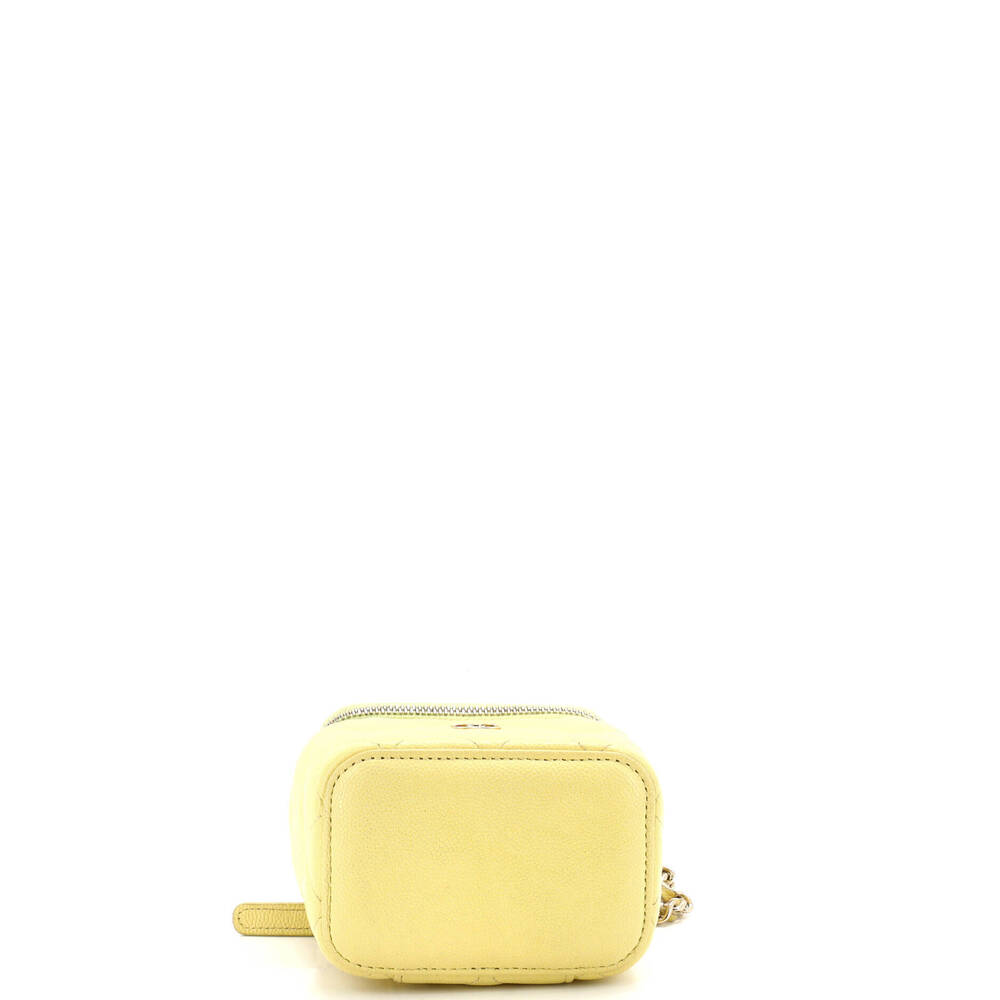 Chanel Mini Classic Vanity Case with Chain Quilted Caviar - Picture 4 of 6
